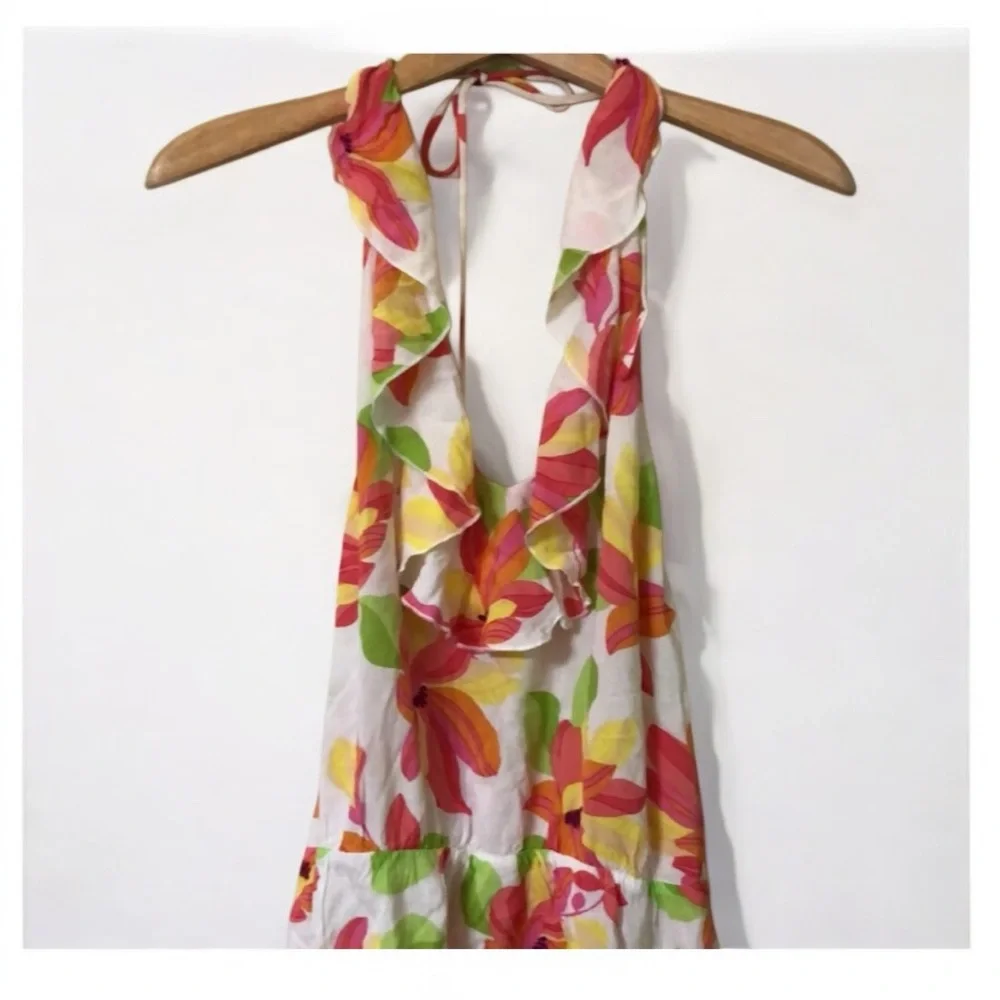 Victoria’s Secret Floral Halter Cover-Up | Beach Dress | Size S